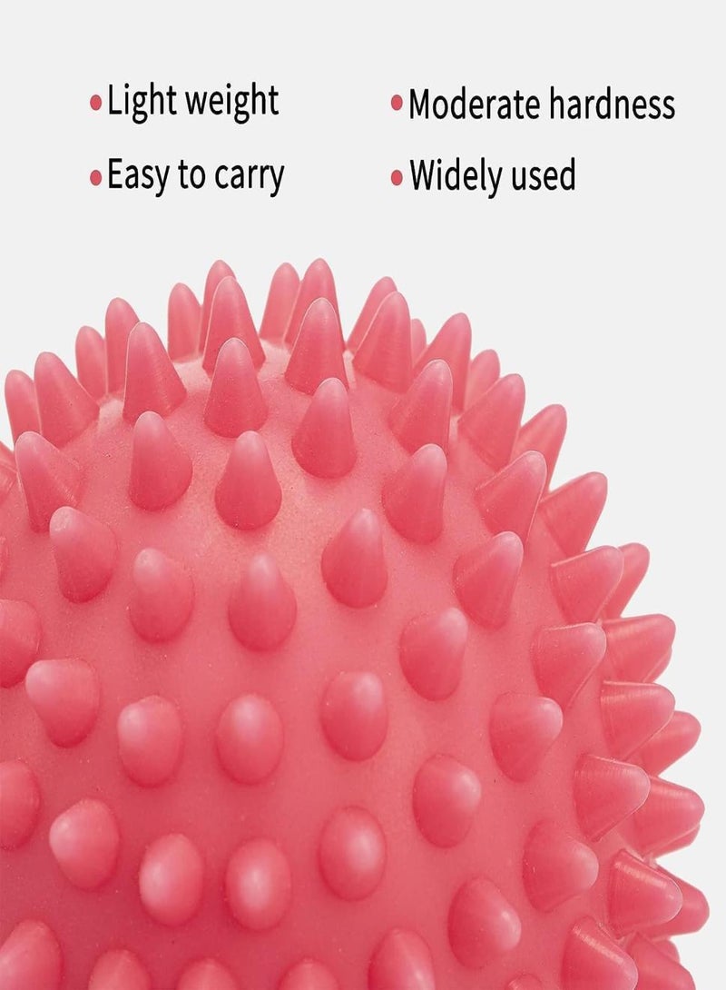 KHAJUL 2-Piece Massage Ball, Hard Spike Massage Ball, Foot Massager, Increase Flexiblity, for Plantar Fasciitis Relief and Back Pain - Image 2