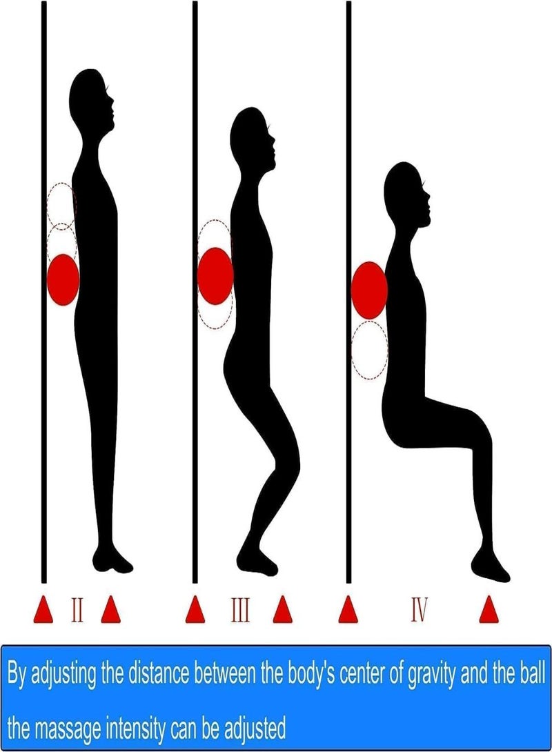 KHAJUL 2-Piece Massage Ball, Hard Spike Massage Ball, Foot Massager, Increase Flexiblity, for Plantar Fasciitis Relief and Back Pain - Image 5