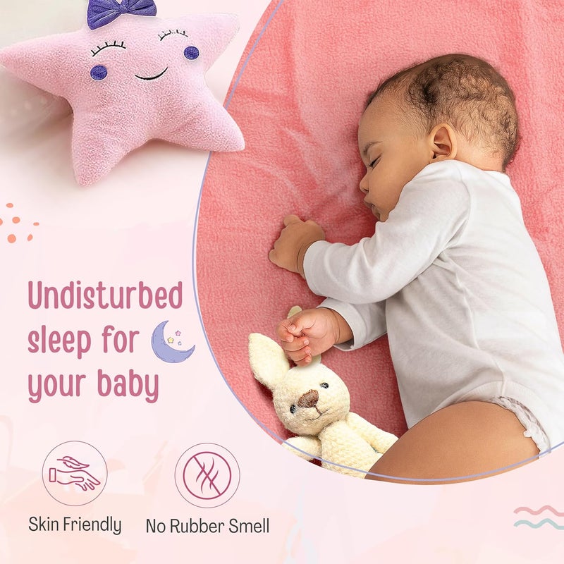 Luvlap LuvLap Instadry Anti-Piling Fleece Extra Absorbent Quick Dry Sheet for baby, Baby Bed Protector, Waterproof baby sheet, Small size 50x70cm, Pack of 3, Salmon Rose, Baby Pink, Sky Blue  - Image 4