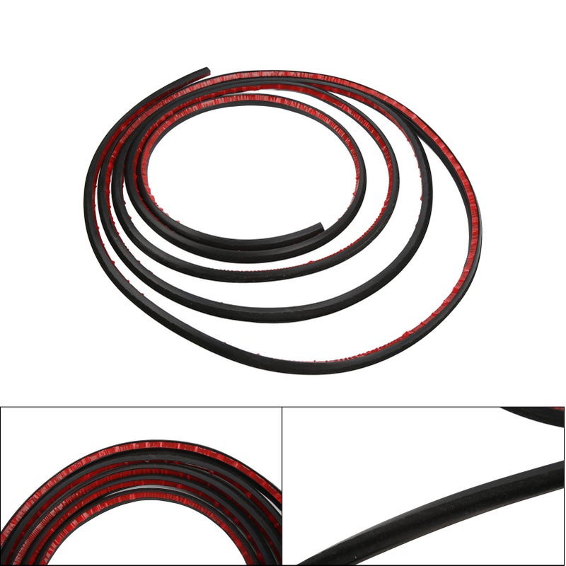 Black Rubber Sunroof Seal 5N0877459A Car Weather Stripping Replacement for Seat ALHAMBRA - Image 2