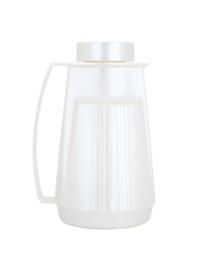 Alsaif Gallery Modern Transparent Plastic Pitcher with Handle and Secure Lid for Serving Cold Beverages and Infused Drinks at Home or Office - Image 1