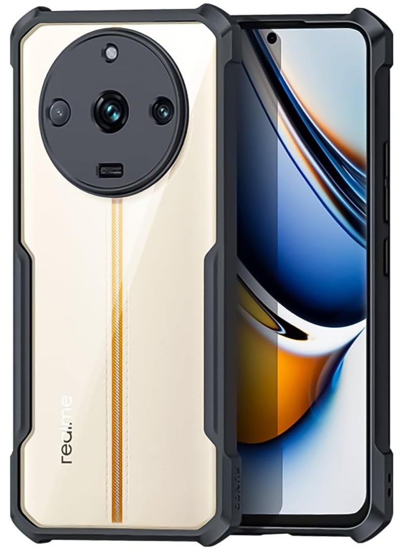 إكسوند غطاء لـ Realme 11 Pro، غطاء حماية للعدسة، غطاء مقاوم للصدمات من TPU+PC، غطاء واقي نحيف مقاوم للاصفرار - Image 1