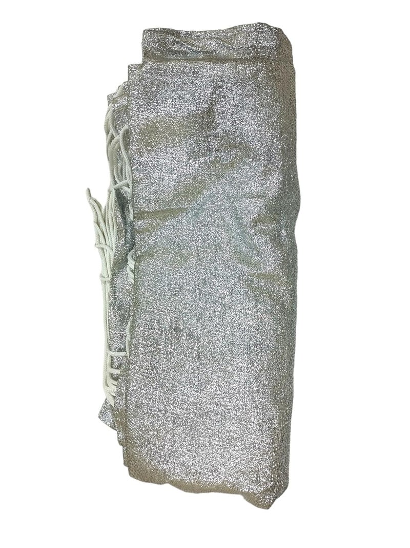 Metro Cinelight Silver Bounce Fabric for Skimmer Cloth Studio Cloth Photography and Videography Cloth 8x8  - Image 4