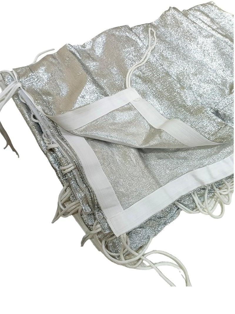 Metro Cinelight Silver Bounce Fabric for Skimmer Cloth Studio Cloth Photography and Videography Cloth 8x8  - Image 3