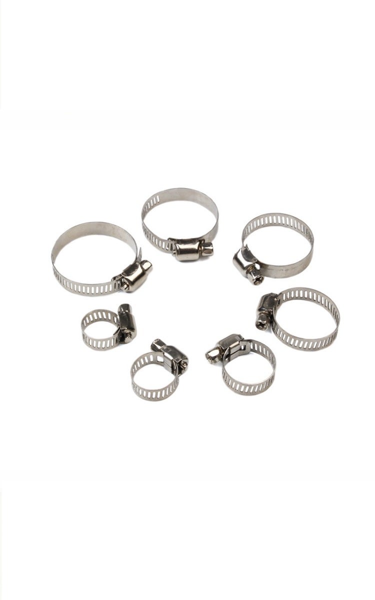 kashemano 60pcs Worm Gear Hose Clamp, Full Stainless Steel with Band, 8mm - 38mm Duct Clamp, Pipe Clamp, Fuel Line Clamp - Image 3