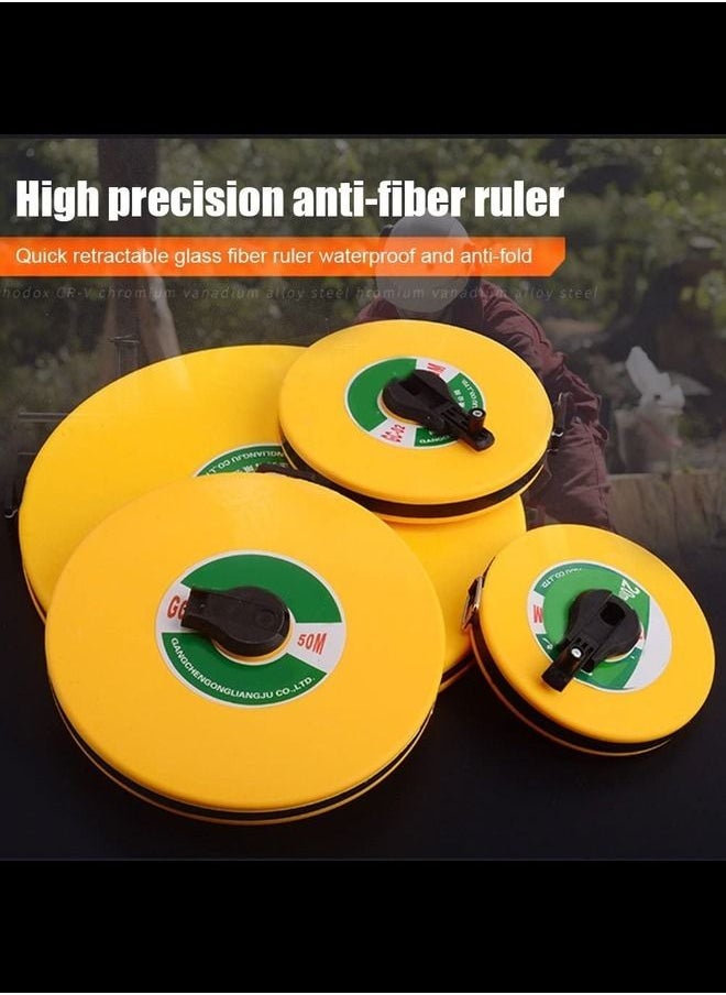 ABBASALI NEW 50 Meters Hand Disc Ruler Carpenter Metric Measuring Meter Tape Measure Tool Wood working Accessories  - Image 3