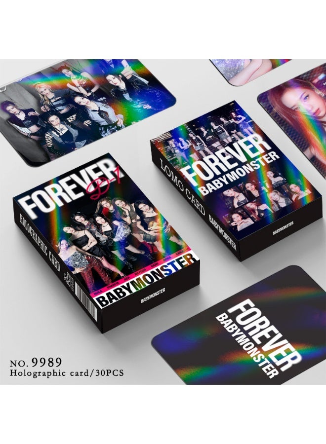 Double Sided Laser Card Babymonster Card Forever Card - Image 2