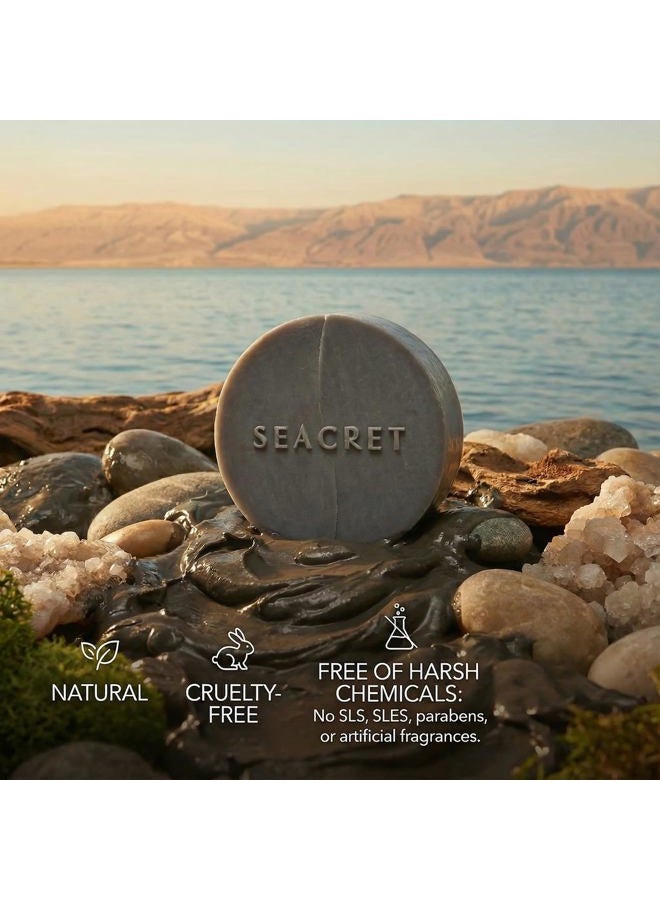 Seacret Dead Sea Minerals Mud Soap 100% Natural and Authentic, 1 Bar. 4.4 oz - Image 5