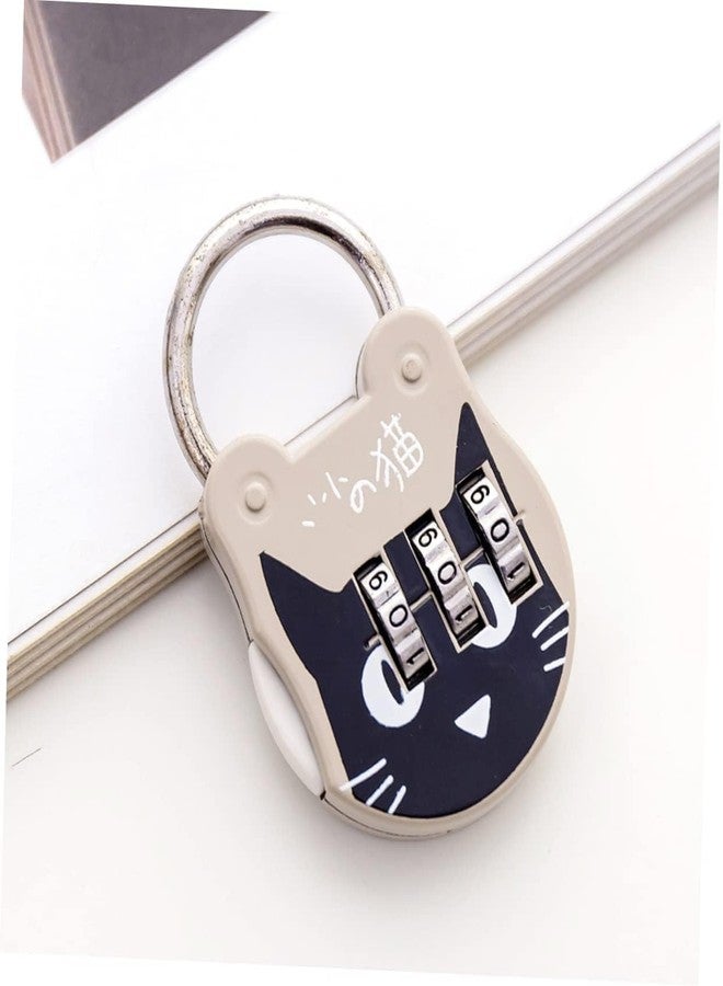 COMYTRICKS Multi-Function Locker Lock Small Pad Lock Wear-Resistant Locker Lock Home Accessory Multi-Function Combination Lock Cartoon Padlock Wear-Resistant Pad Lock (Multicolor) - Image 2