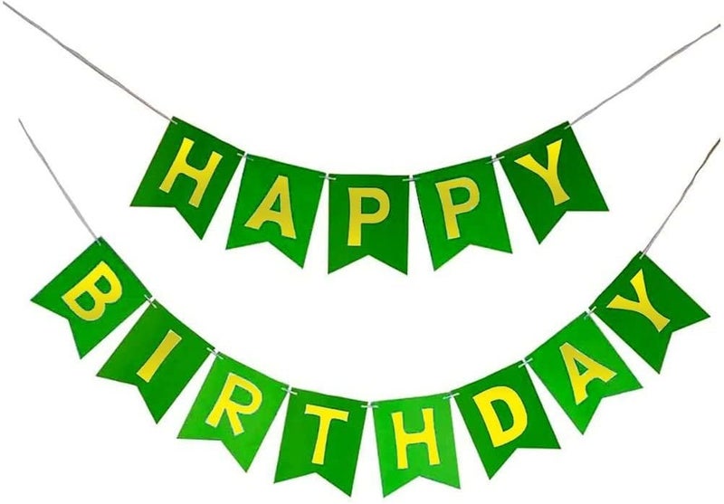 GROOVY DUDZ Birthday Decoration Items For Boys -50Pcs Jungle Theme Decoration -2nd Birthday Party Decorations,Birth day Decorations kit for Boys 2nd birthday/Baby Birthday Decoration Items kit 2 Year - Image 3