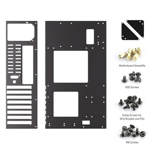 JOYJOM Open Air PC Case, PC Test Bench PC Case, ATX Open Frame Computer Case, DIY PC Rack for ATX MATX ITX Motherboards - Image 4