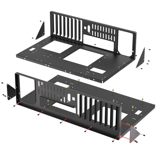 JOYJOM Open Air PC Case, PC Test Bench PC Case, ATX Open Frame Computer Case, DIY PC Rack for ATX MATX ITX Motherboards - Image 5
