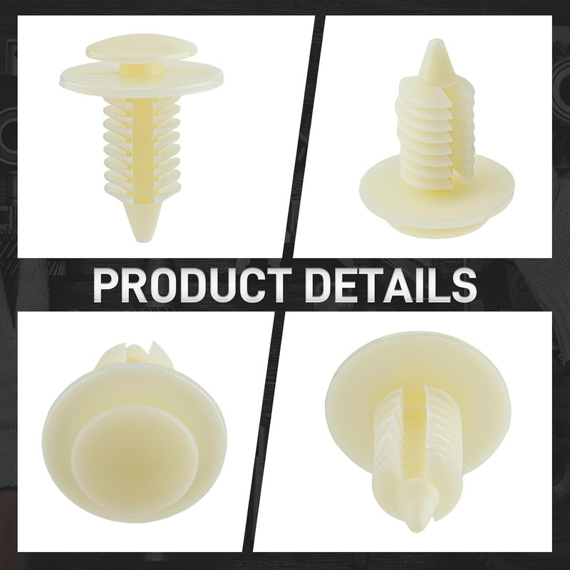 CARBBIA 50pcs Door Trim Panel Retainer Clips 6503709 for Chrysler for Dodge for Jeep Prowler Sebring Town & Country Caravan Grand Caravan Ram 1500 2500 3500 Viper Cherokee Grand Cherokee Push Pin General need oriented design - Image 3