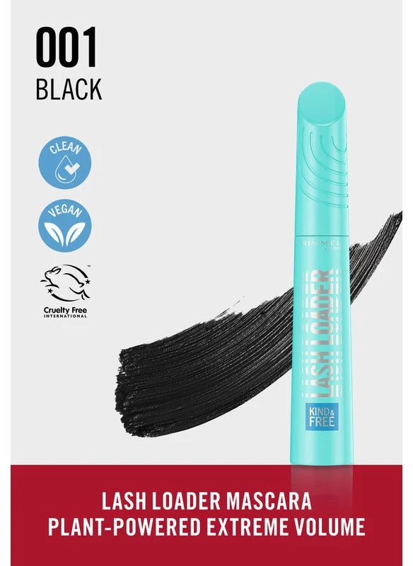 RIMMEL LONDON Kind & Free Lash Loader Mascara - 001 - Black, 9.5ml