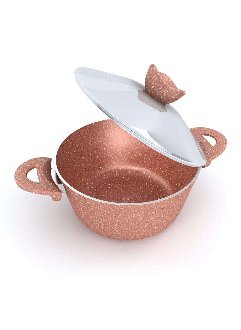 Granite Pro Cookware Set - 9 Pcs - Copper