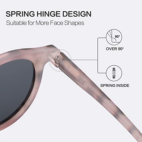 ZENOTTIC Polarized Round Sunglasses, Stylish Sunglasses for Men and Women Retro Classic, Multi-Style Selection - Image 4