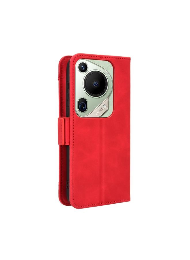 اس-توب جراب لهاتف Huawei Pura 70 Pro / 70 Pro+ مصنوع من الجلد وملمس جلد العجل وفتحات للبطاقات - Image 3