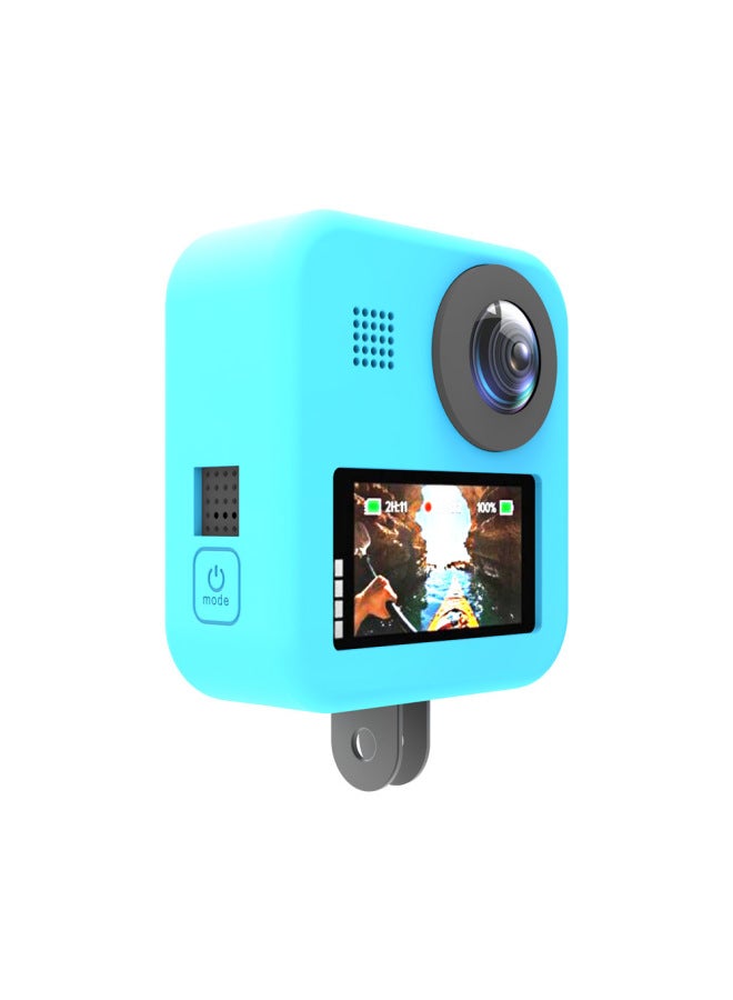 Generic Gopro MAX Camera Silicone Protective Cover Sliding Hanging Protective Cover Gopro Panoramic Accessories Lens Protective Cover Factory-Color:Green  - Image 5