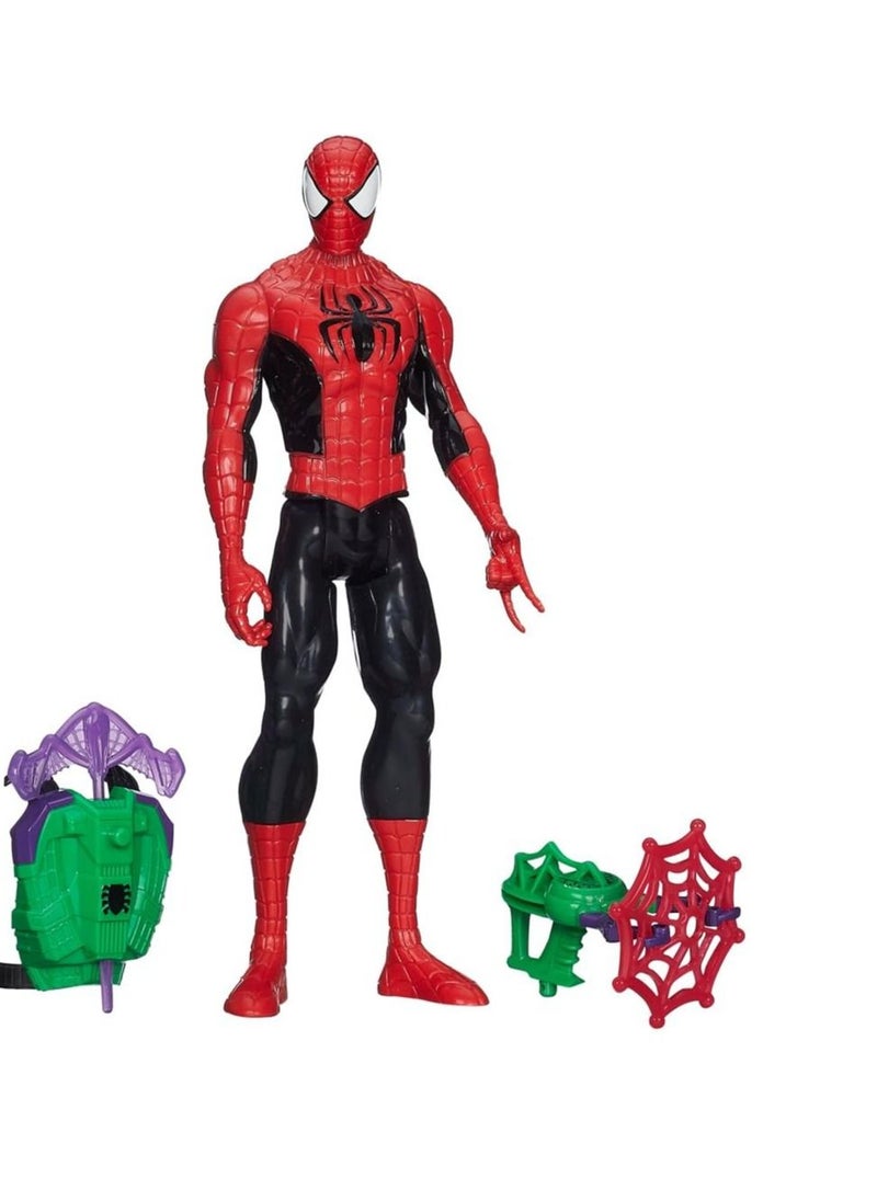 MARVEL Spiderman Titan Heroes Series Action Figure with Goblin Attack Gear  - Image 1