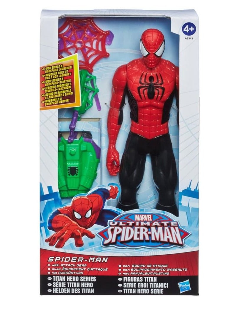 MARVEL Spiderman Titan Heroes Series Action Figure with Goblin Attack Gear  - Image 2