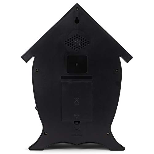 Mark Feldstein & Associates Mark Feldstein Snowy Cabin Singing Cardinal Tabletop Wall Sound Christmas Cuckoo Clock 14x10 - Image 5
