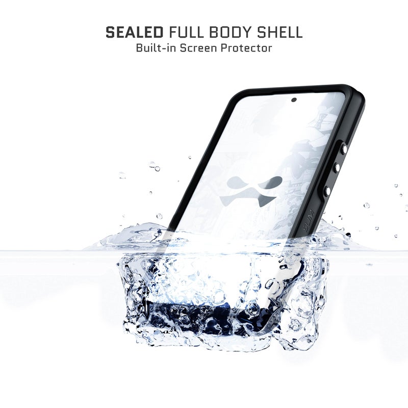 Ghostek Nautical Slim S25 Ultra Waterproof Case Full Body with Screen Protector and Camera Lens Cover Rugged Heavy Duty Magnetic MagSafe Compatible with Samsung Galaxy S25 Ultra 2025 (6.9") (Clear) - Image 3