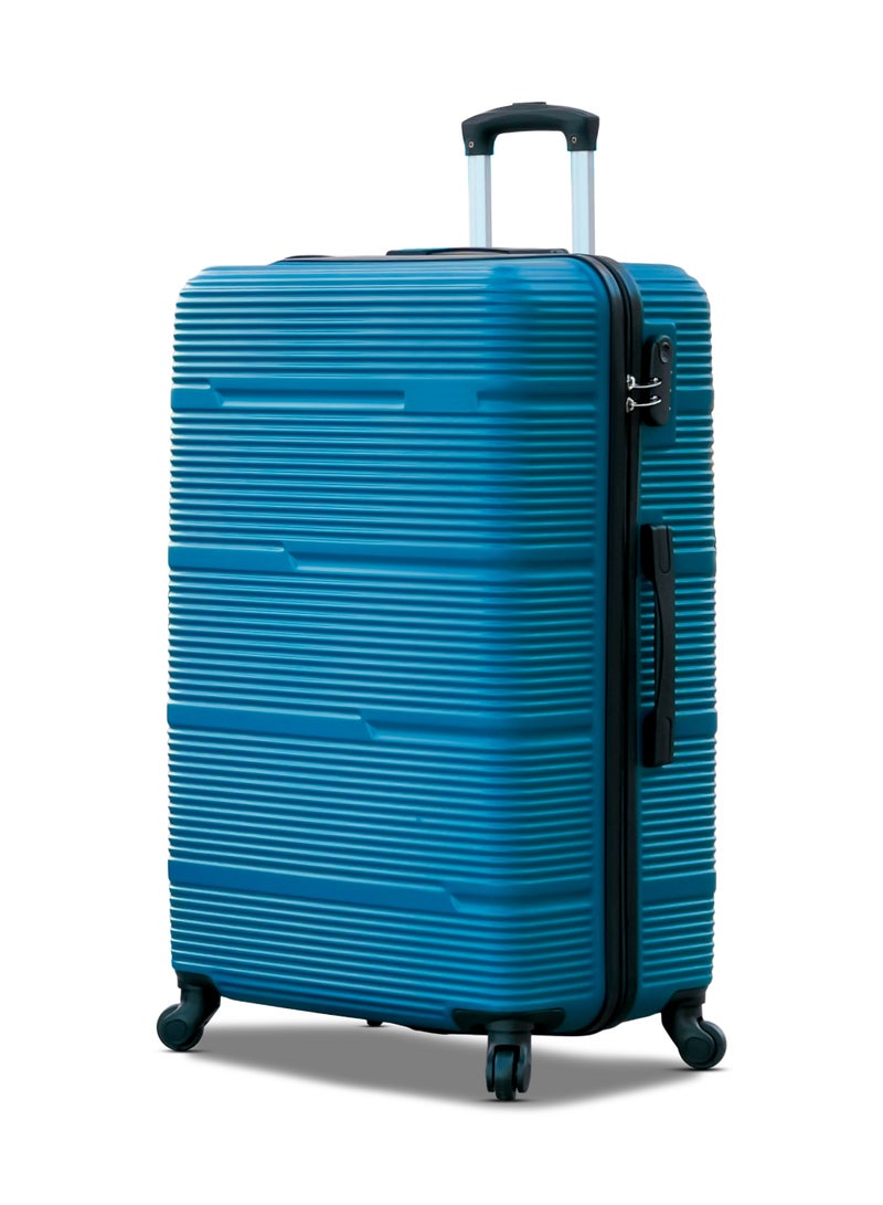 ZAAPPY Hard Shell Horizon Line ABS Lightweight 28 Inch (30-35kg) Luggage, Combination Lock Suitcase - Image 1
