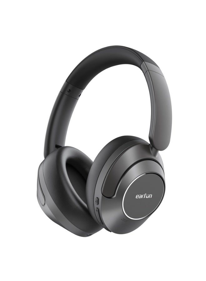 إيرفن سماعات EarFun Wave Pro لاسلكية فوق الأذن بخاصية إلغاء الضوضاء النشط، صوت Hi-Res مع دعم LDAC، 5 ميكروفونات بتقنية AI لمكالمات واضحة، تشغيل حتى 80 ساعة، اتصال متعدد الأجهزة، وإعدادات EQ مخصصة - Image 1