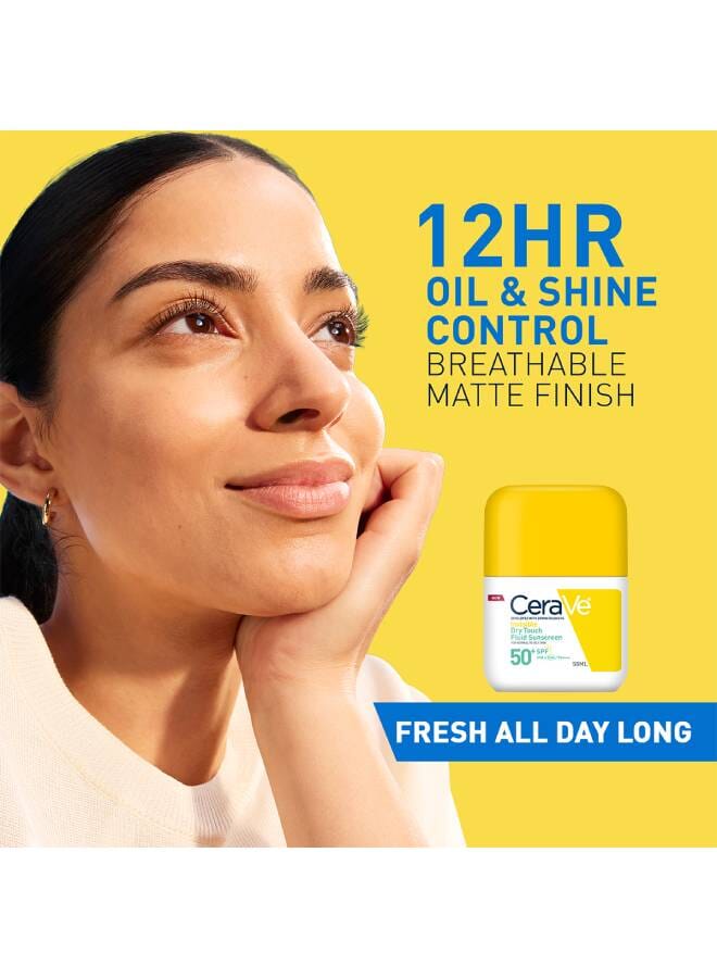 CeraVe Invisible Dry Touch Fluid Sunscreen SPF 50+ 50ml - Image 5