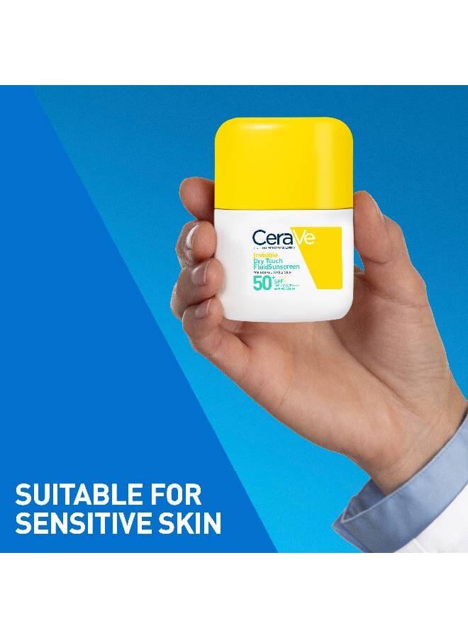 CeraVe Invisible Dry Touch Fluid Sunscreen SPF 50+ 50ml - Image 2