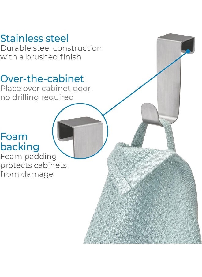 InterDesign iDesign Forma Brushed Stainless Steel Over-The-Cabinet Storage Hook  - Image 3
