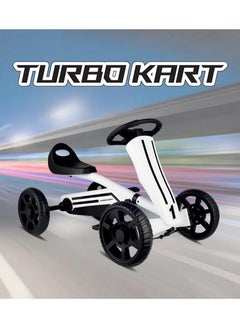 Spartan Turbo Kart Pedal Car,Go Kart, Toddler Ride On Toys For Boys And Girls, Go Kart, Outdoor Toys, Beats Every Tricycle  - Image 4