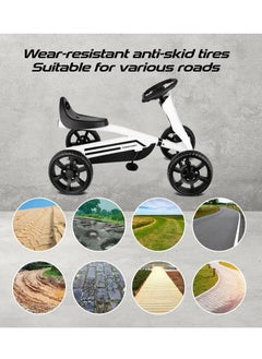 Spartan Turbo Kart Pedal Car,Go Kart, Toddler Ride On Toys For Boys And Girls, Go Kart, Outdoor Toys, Beats Every Tricycle  - Image 5