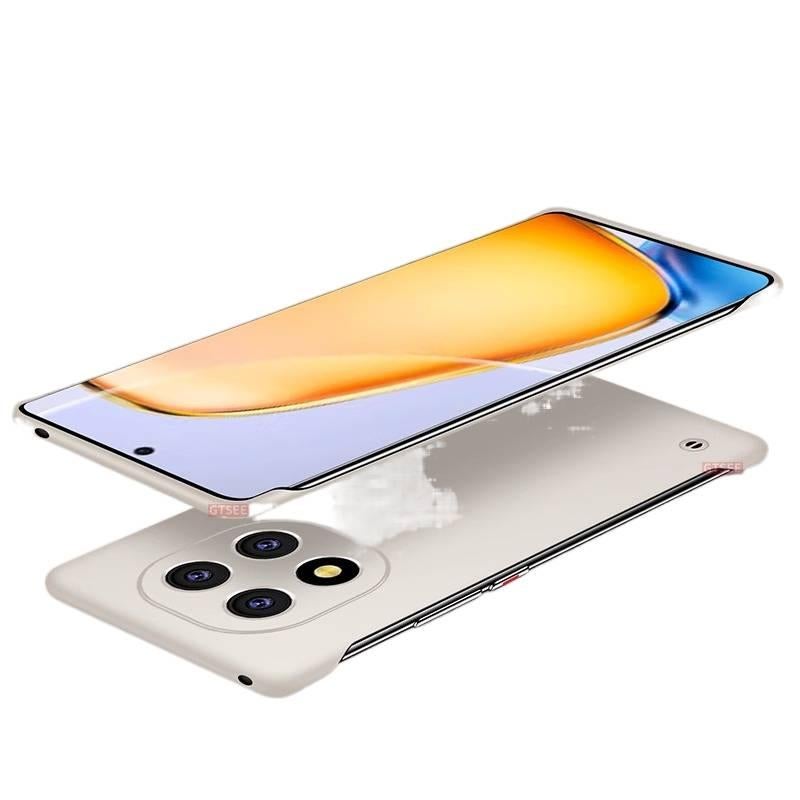 غطاء واقي بGlass لـ Redmi Note 14 باللون Antique White مع تصميم بدون إطار وحماية من السقوط مع مقاوم للصدمات مع ملمس غير لامع مع تصميم نصف تغطية للعائلة أثناء التنقل - Image 1