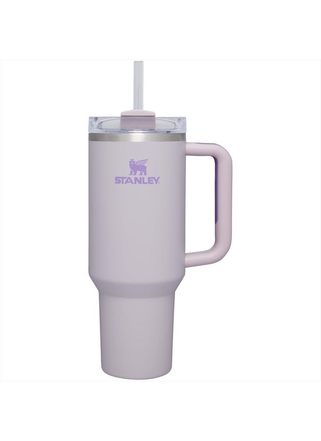 Stanley - Quencher H2.0 FlowState Stainless Steel Vacuum Insulated Tumbler with Lid and Straw for Water, Iced Tea or Coffee (Orchid, 40 oz) (Orchid, 40oz) - Image 1