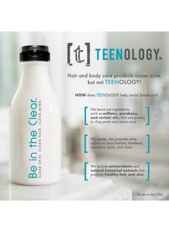 TEENOLOGY Teenology Body Wash for Teens - Avoid Body Acne and Breakouts - Sulfate and Paraben Free, Natural Botanical Extracts (Tropical Orange)  - Image 4