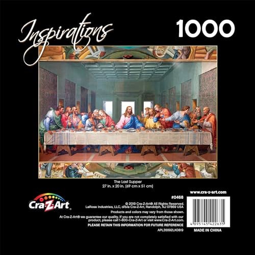 RoseArt - Inspirations - Last Supper - 1000 Piece Jigsaw Puzzle for Adults - Image 4