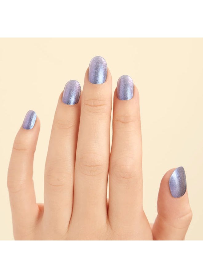DASHING DIVA Glaze Nail Strips - Digital Lavender | Works with Any LED Nail Lamp | Long Lasting, Chip Resistant, Semicured Gel Nail Strips |  - Image 2