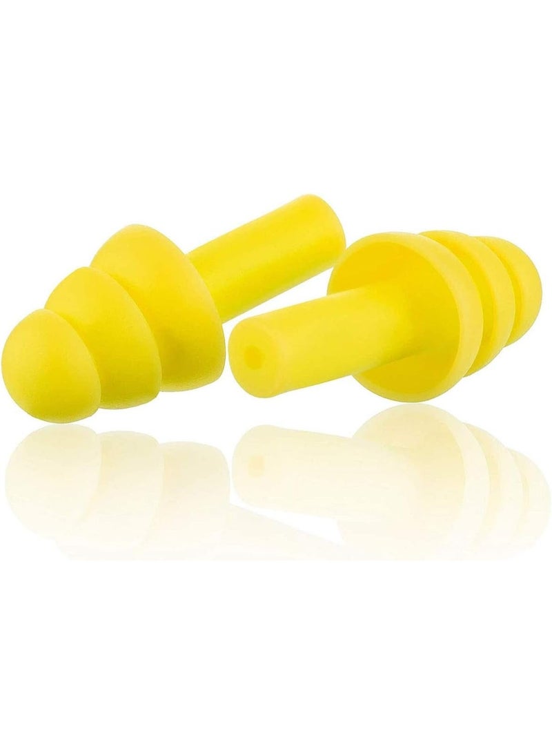 ChicAbode Silicone Swimming Ear Plugs, Assorted Colors, 6 Pairs - Image 3