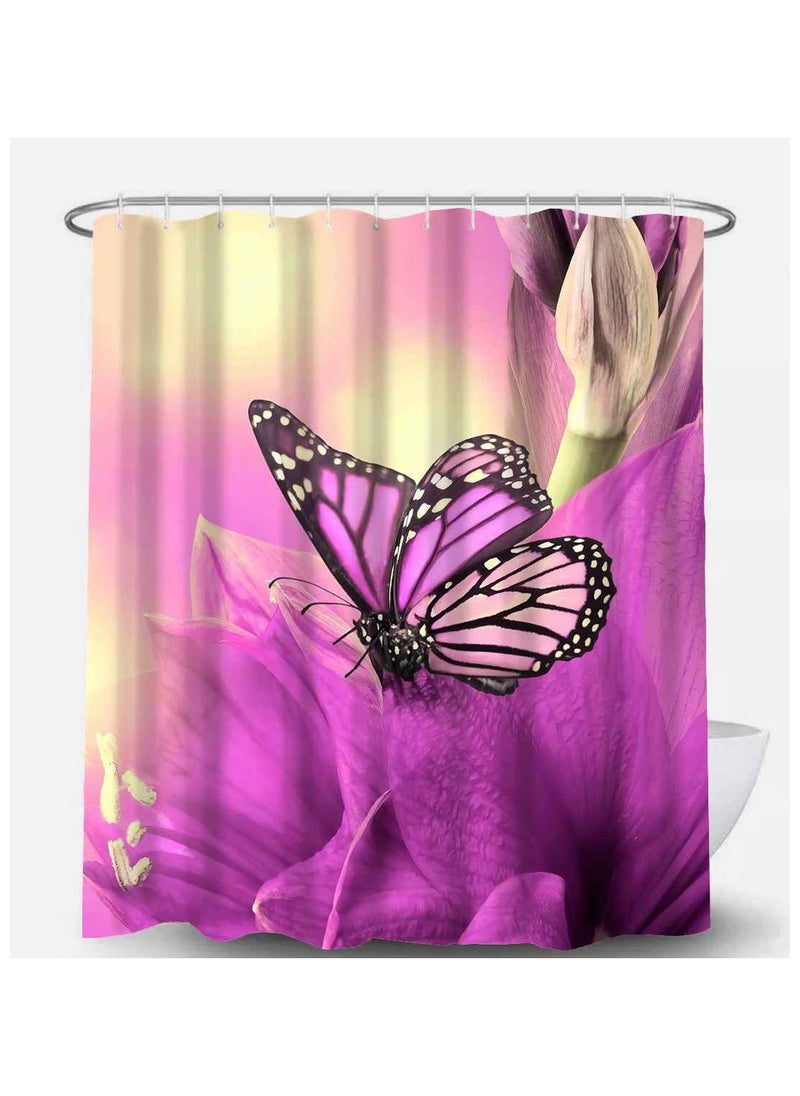 Titi style decorative Bathtub Curtain 