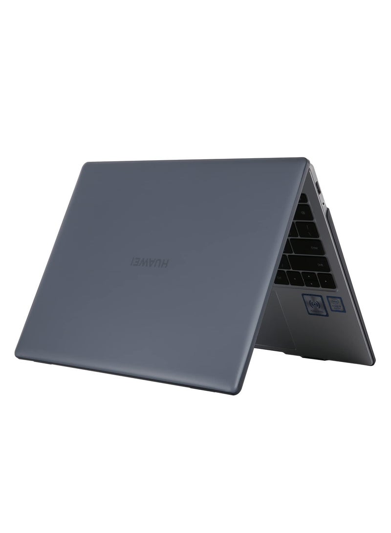 Hard Shell Case Protective Snap On Cover Compatible with Huawei MateBook Plastic Hard Shell Laptop Case Cover MateBook D14/MagicBook 14/X14 (2020/2021) - Crystal Black - Image 5