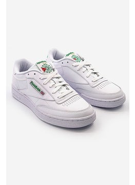 Reebok Men Club C 85 Lace Up Tennis Shoes, White  - Image 1