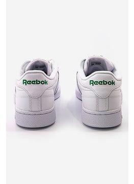 Reebok Men Club C 85 Lace Up Tennis Shoes, White  - Image 3