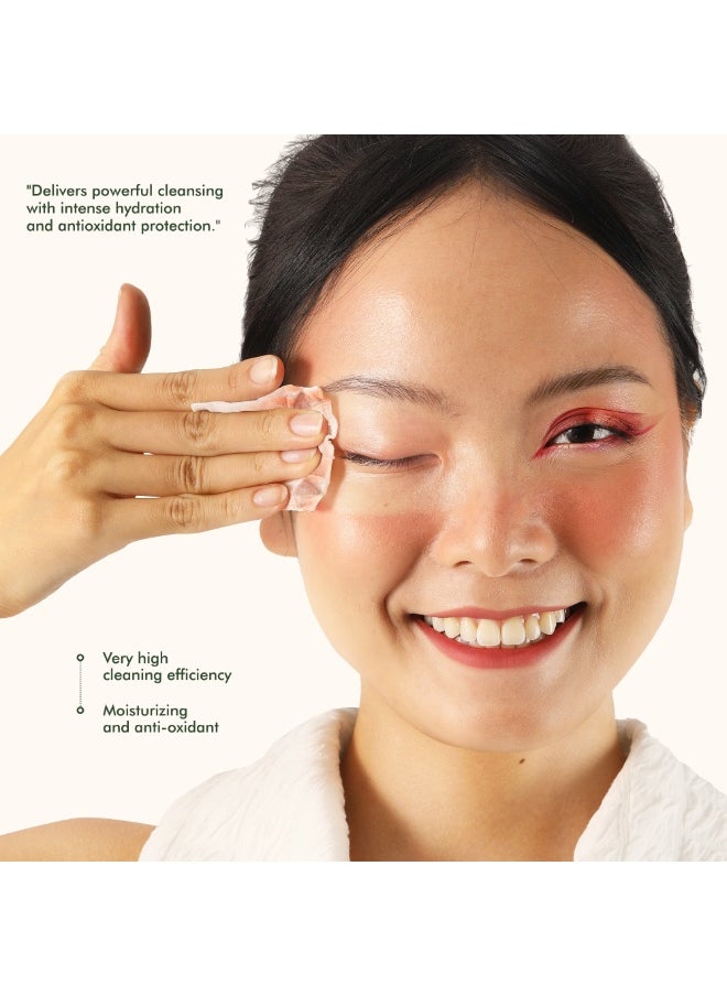 The Cocoon Original Vietnam Rose Bi-Phase Micellar Water 310ml – Makeup Remover with Organic Rose Hydrosol, Vitamin B5 & Astaxanthin – Hydrating, Anti-Aging Cleanser for Sensitive Skin  - Image 2