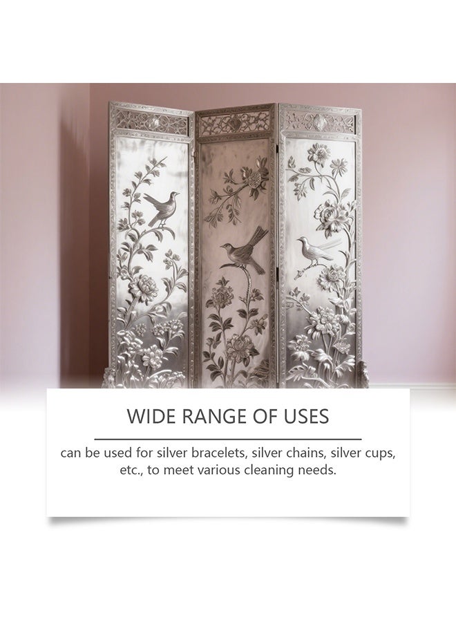 Jakehoe منظف الفضة الفوري ، منظف الفضة الفوري للاستخدام المنزلي والمطبخ ، منظف فضي فوري بدون فقدان الفضة (تلميع فضي) 30 مل - Image 3