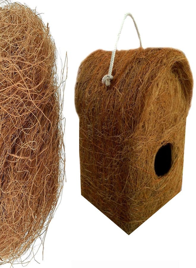 LIVEONCE 4 Pure Nest Bird House Purely Handmade with Easy Hanging Rings - Image 2