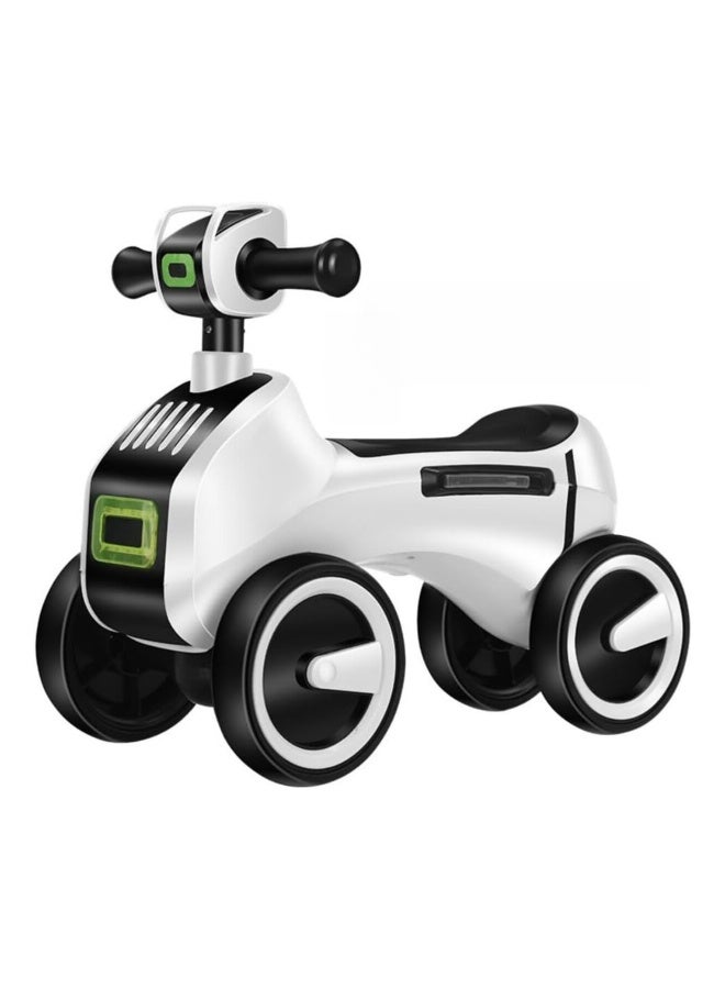 Starmarz - Kids LED Foot-To-Floor Ride-On Scooter - White - Image 1