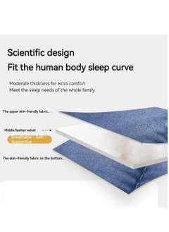 GUDOO Feather Velvet Three-dimensional Mattress, Student Dormitory Single Double Soft Bed Mattress, Tatami Mattress, Comfortable And Breathable Foldable Mattress 1.2*2m  - Image 2