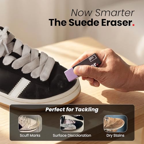 SHOEGR ProSuede & Nubuck Shoe Cleaning Kit with Eraser | Premium Shoe Cleaner for Delicate Materials | Deep Clean & Restore, Nubuck & Velvet Footwear - Image 2