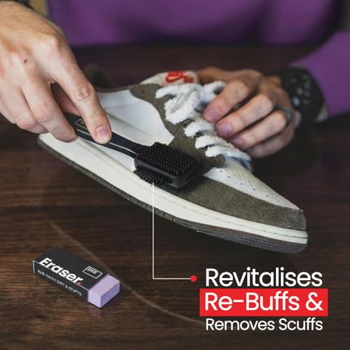 SHOEGR ProSuede & Nubuck Shoe Cleaning Kit with Eraser | Premium Shoe Cleaner for Delicate Materials | Deep Clean & Restore, Nubuck & Velvet Footwear - Image 4